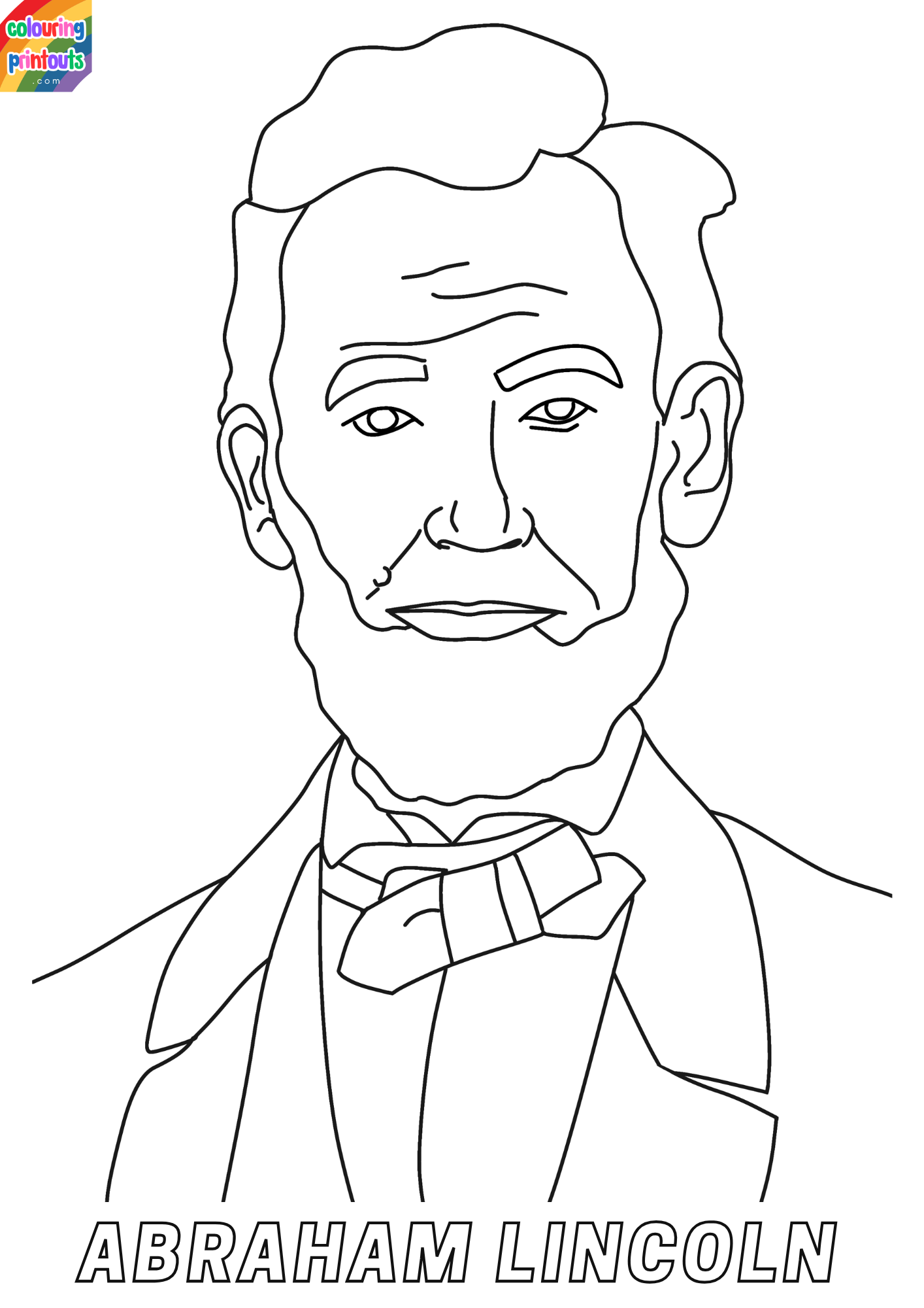 Abraham Lincoln Coloring Pages