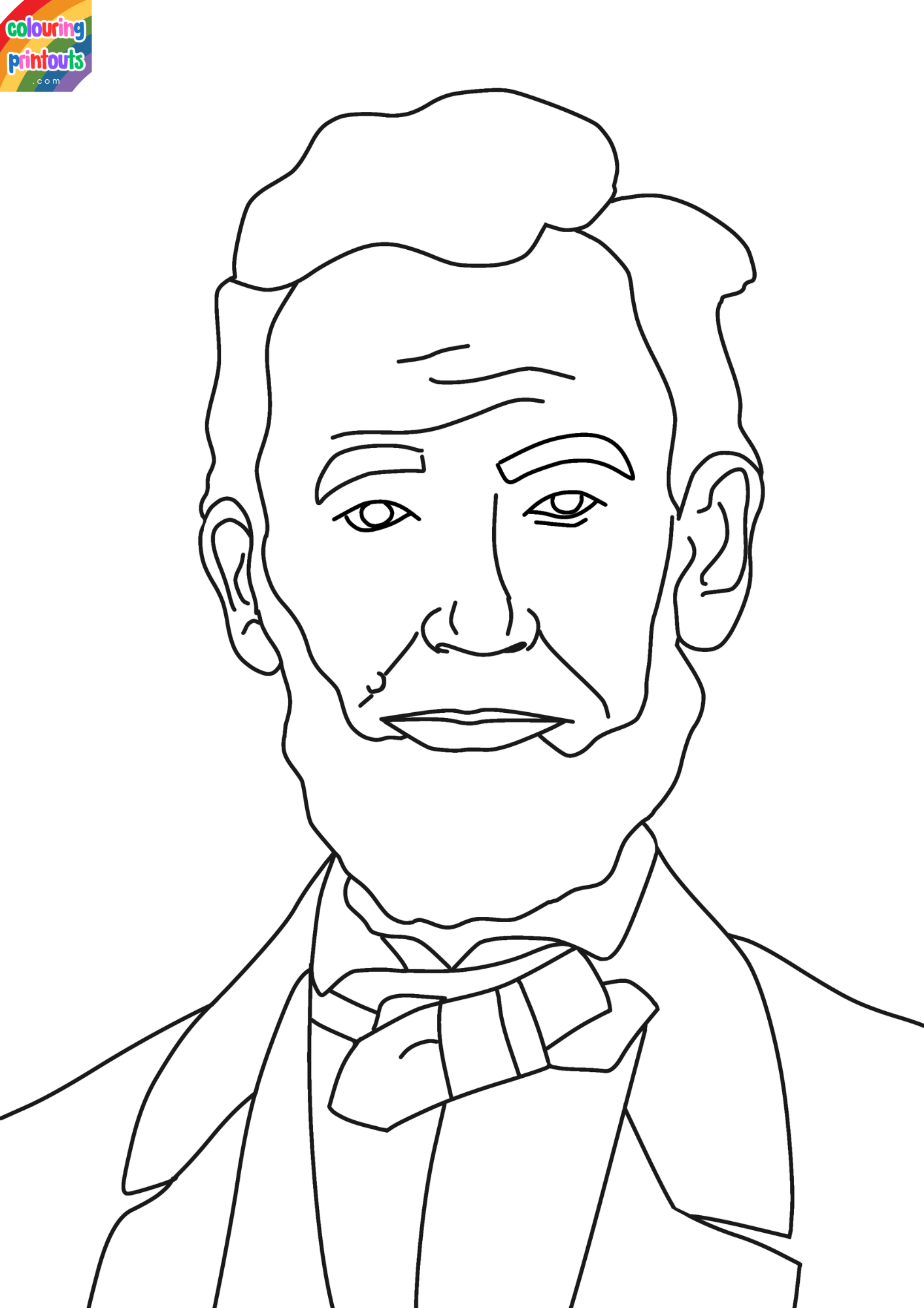 Abraham Lincoln Coloring Pages
