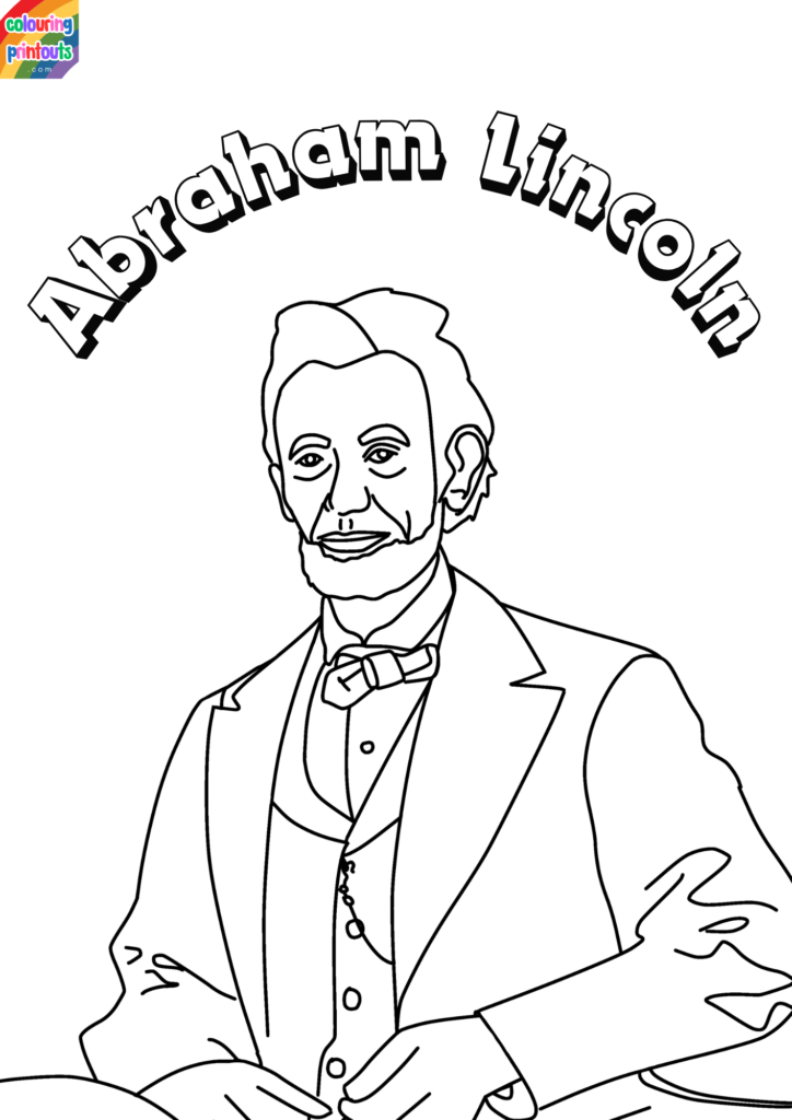 Abraham Lincoln Coloring Pages