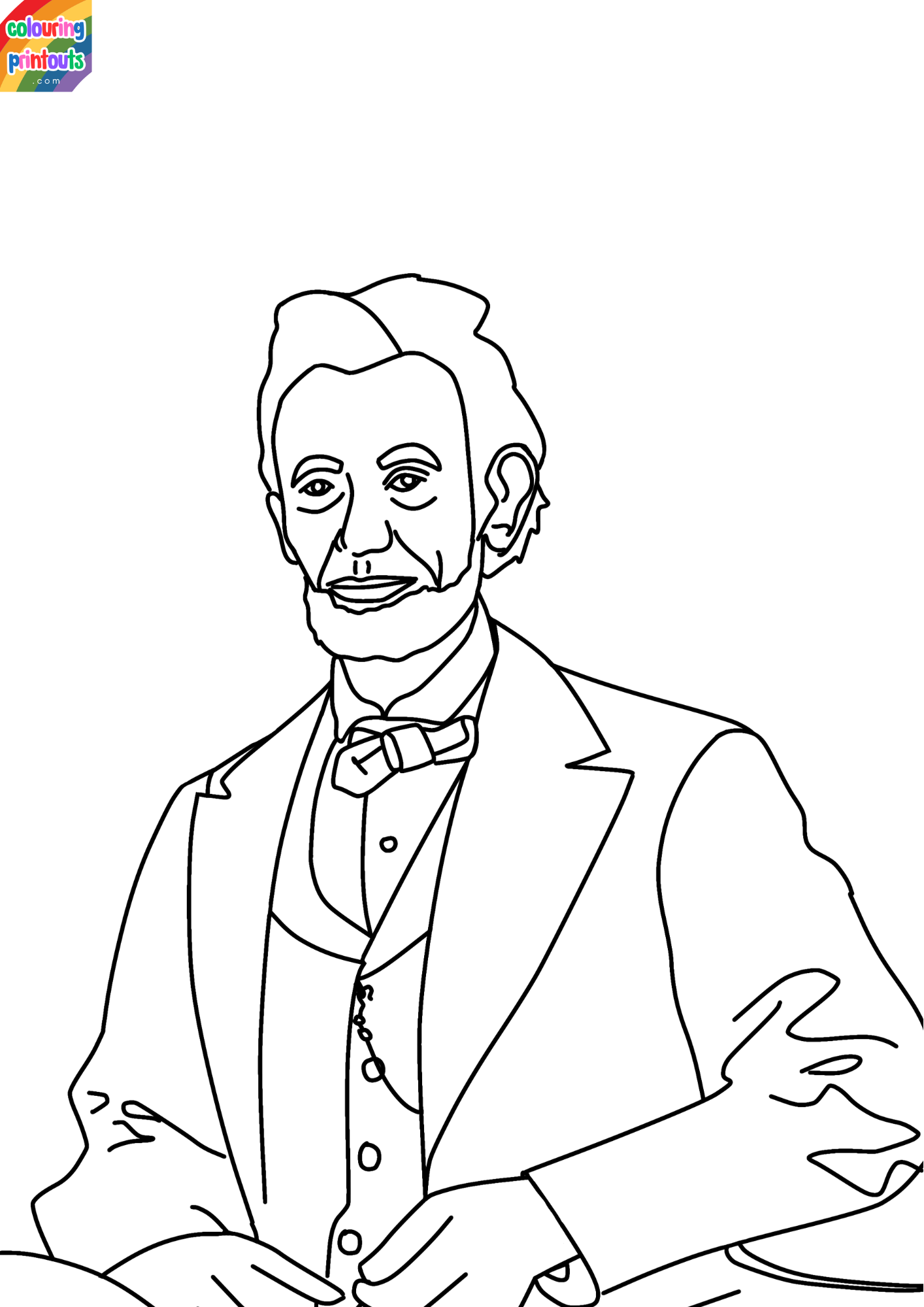 Abraham Lincoln Coloring Pages
