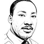 Free Printable Martin Luther King JR Coloring Page