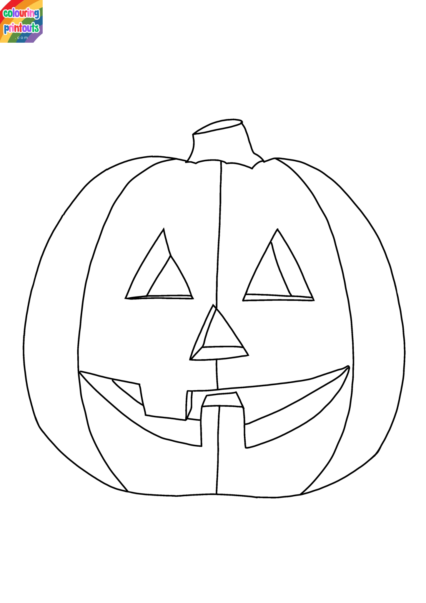 Jack o lantern coloring sheets (4)