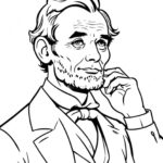 abraham lincoln coloring pages