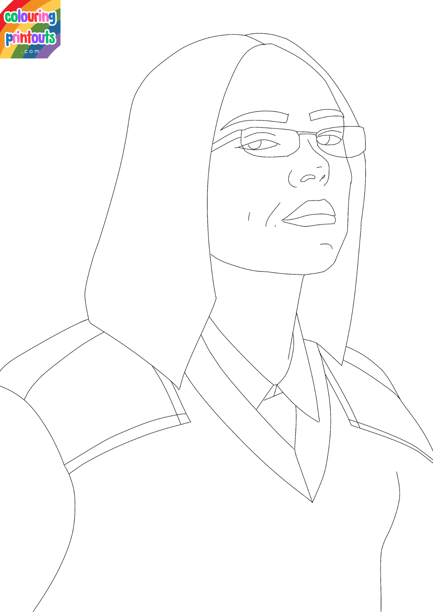 billie eilish coloring pages