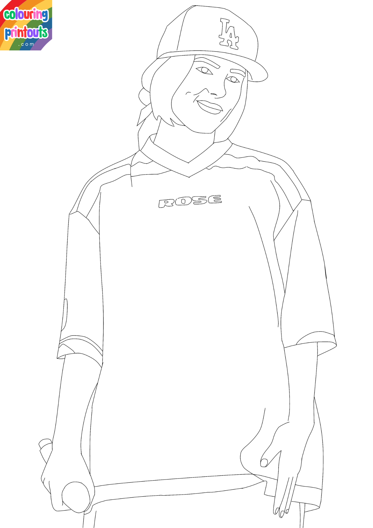 billie eilish coloring pages to print