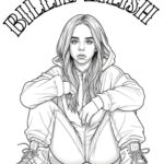 billie eilish colouring book