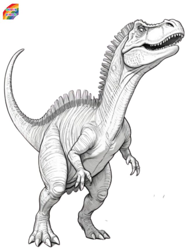 Spinosaurus Dinosaur Coloring Pages