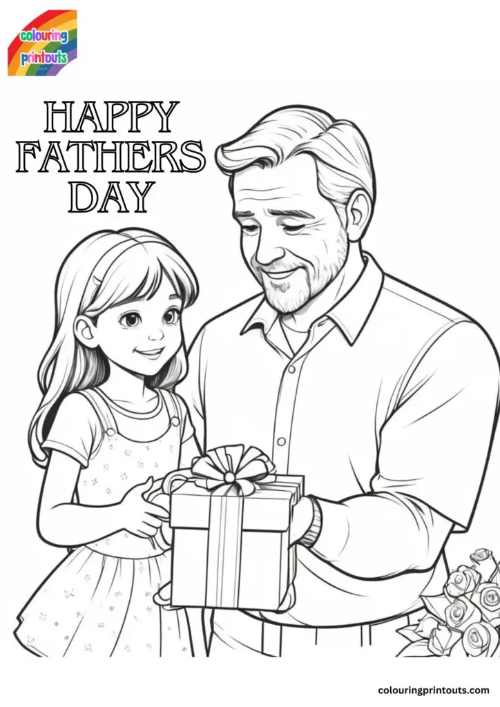 father's day coloring pages