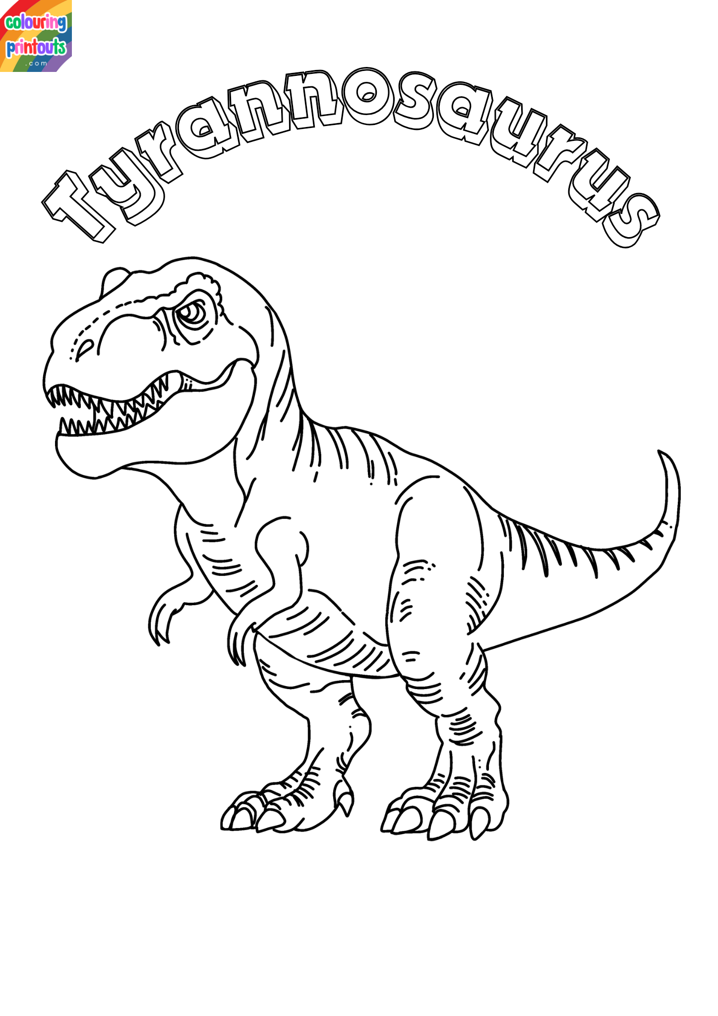 jurassic world t rex coloring page