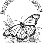 monarch butterfly color sheet