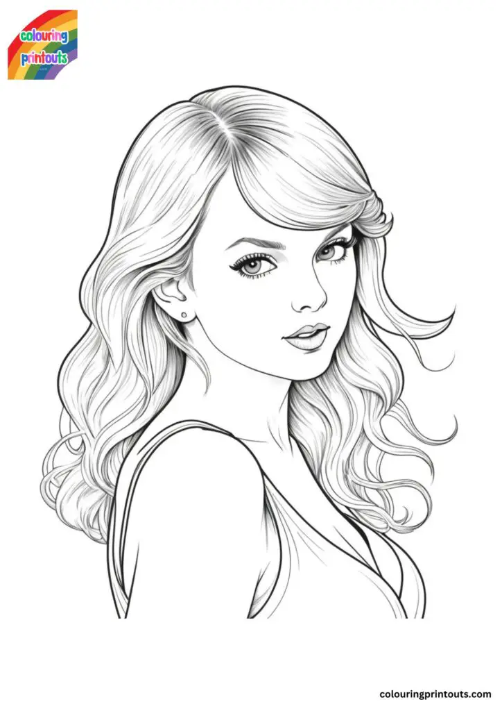 taylor swift colouring book