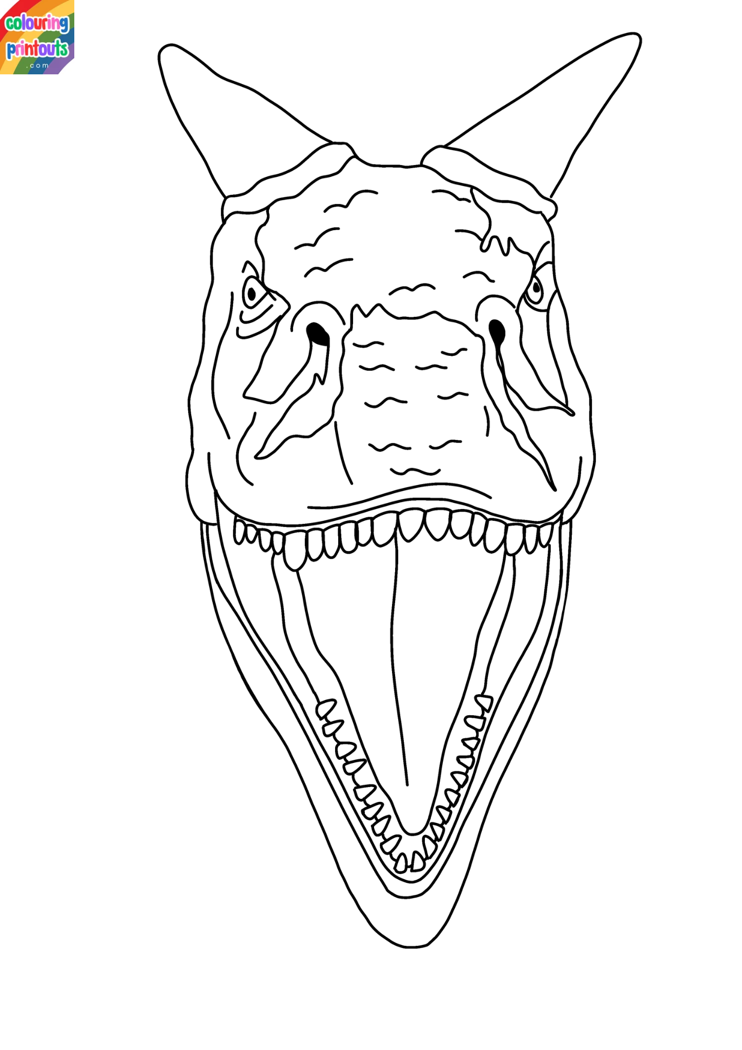Carnotaurus Coloring Page 