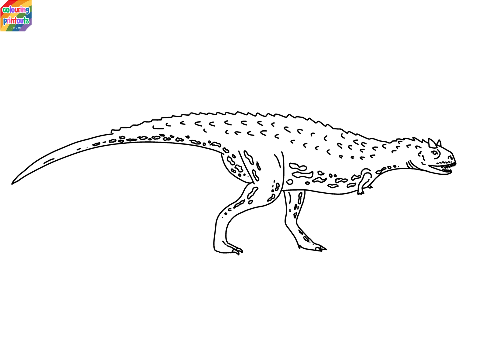 Carnotaurus Coloring Page