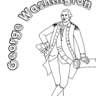 Free George Washington coloring pages