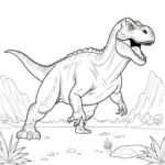 Giganotosaurus Coloring Page