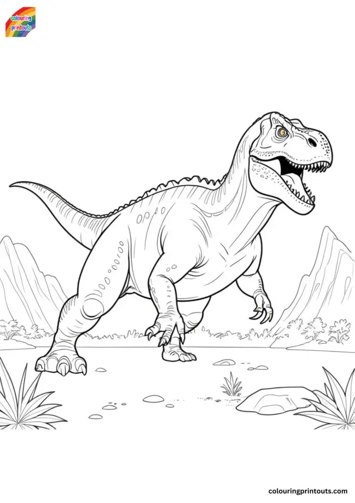 Giganotosaurus Coloring Page