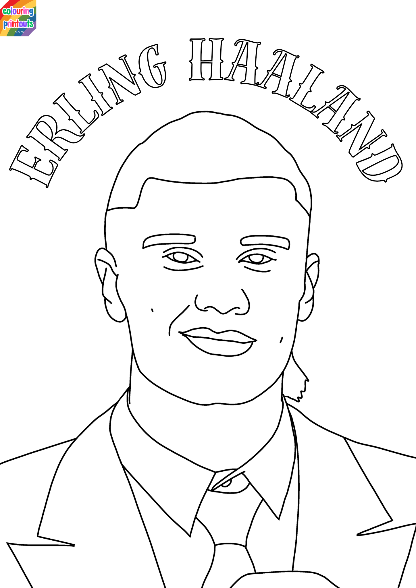 Haaland Coloring Pages (1)