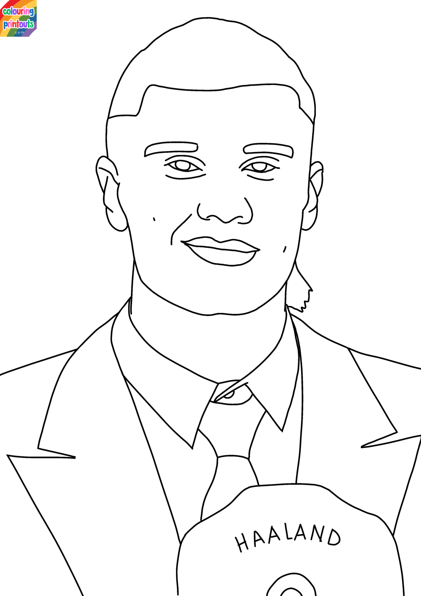 Haaland Coloring Pages (2)