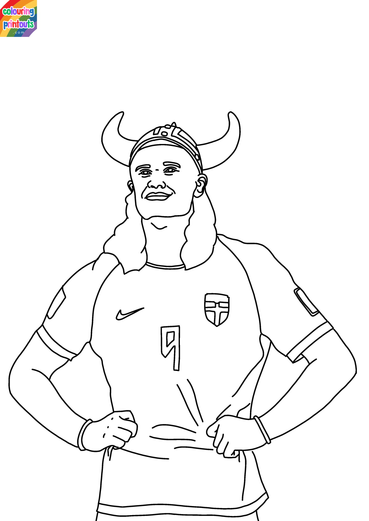 Haaland Coloring Pages (3)