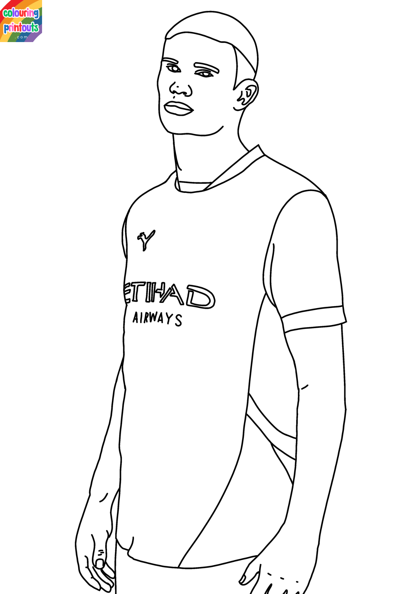Haaland Coloring Pages (4)