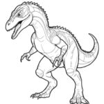 Indominus Rex Colouring Pages