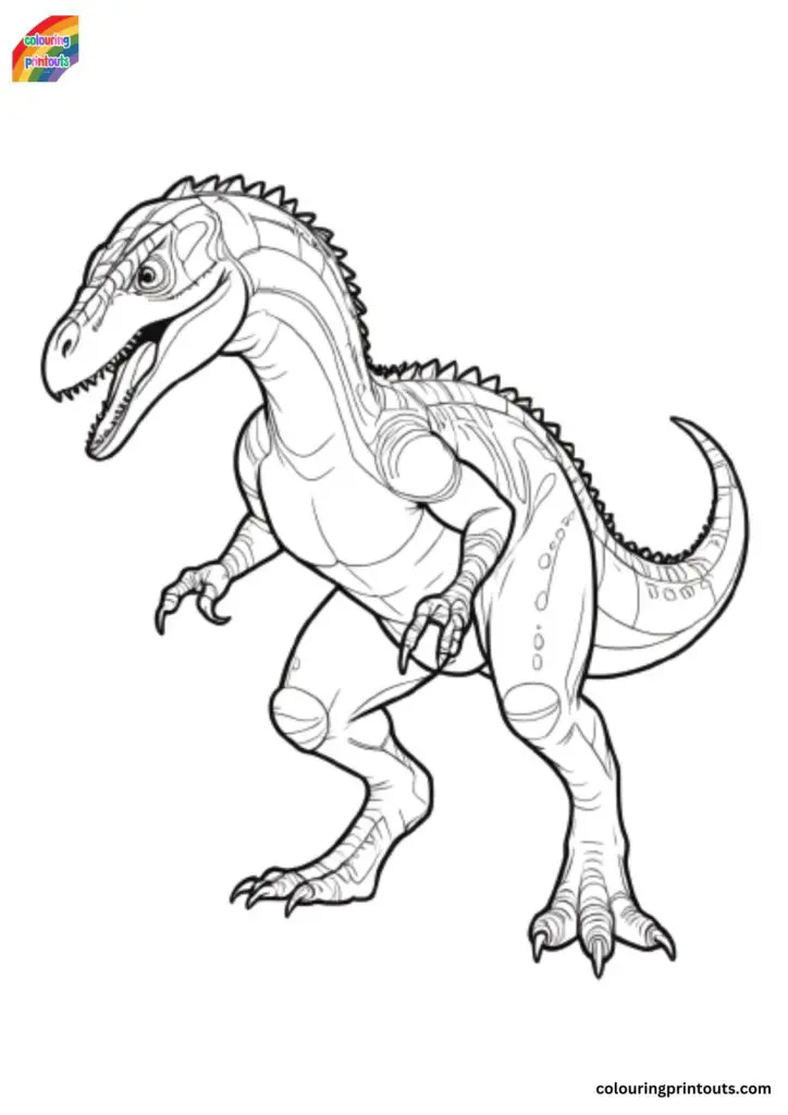 Indominus Rex Colouring Pages