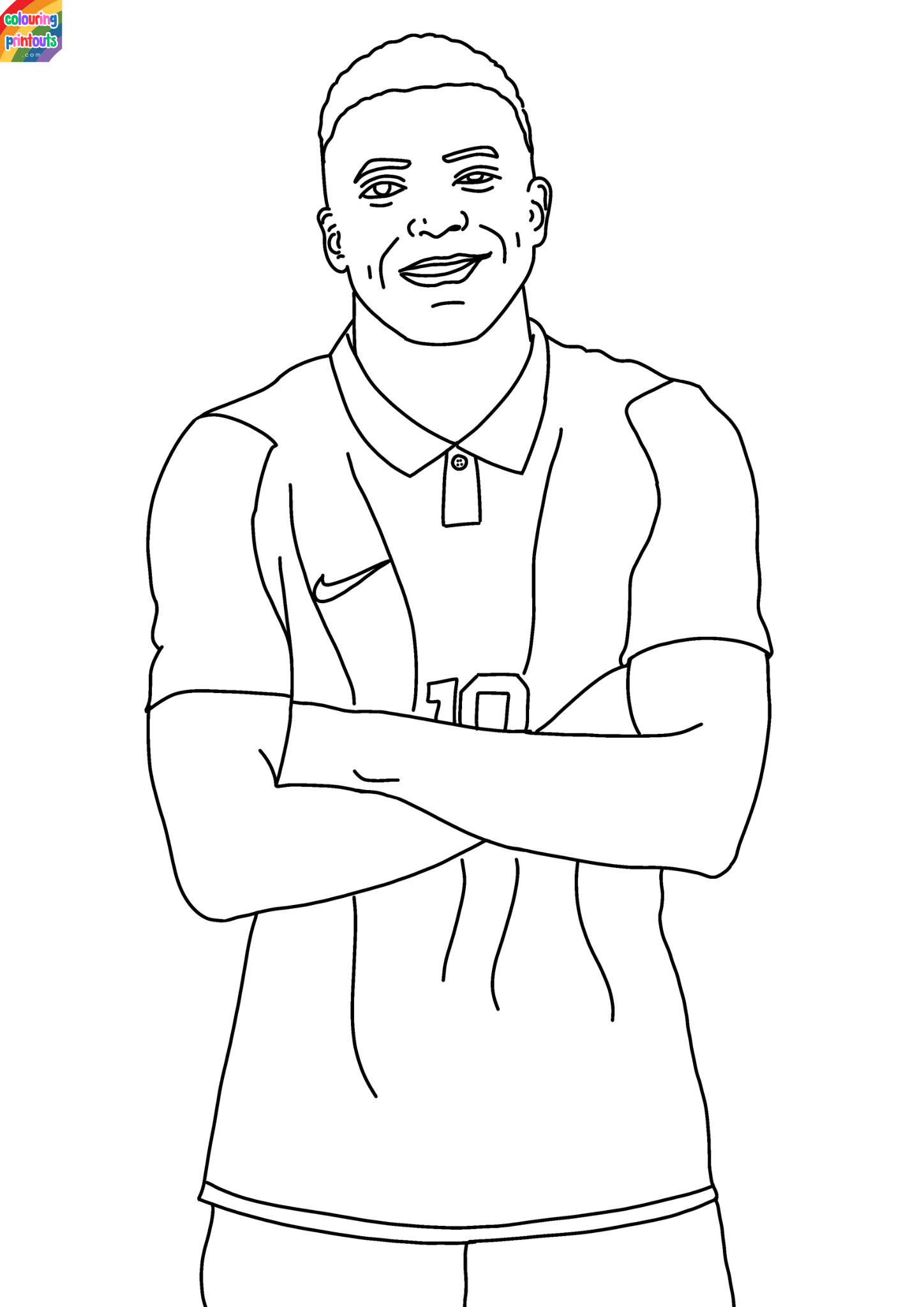 Mbappe Coloring Pages