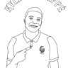 Mbappe Coloring Pages