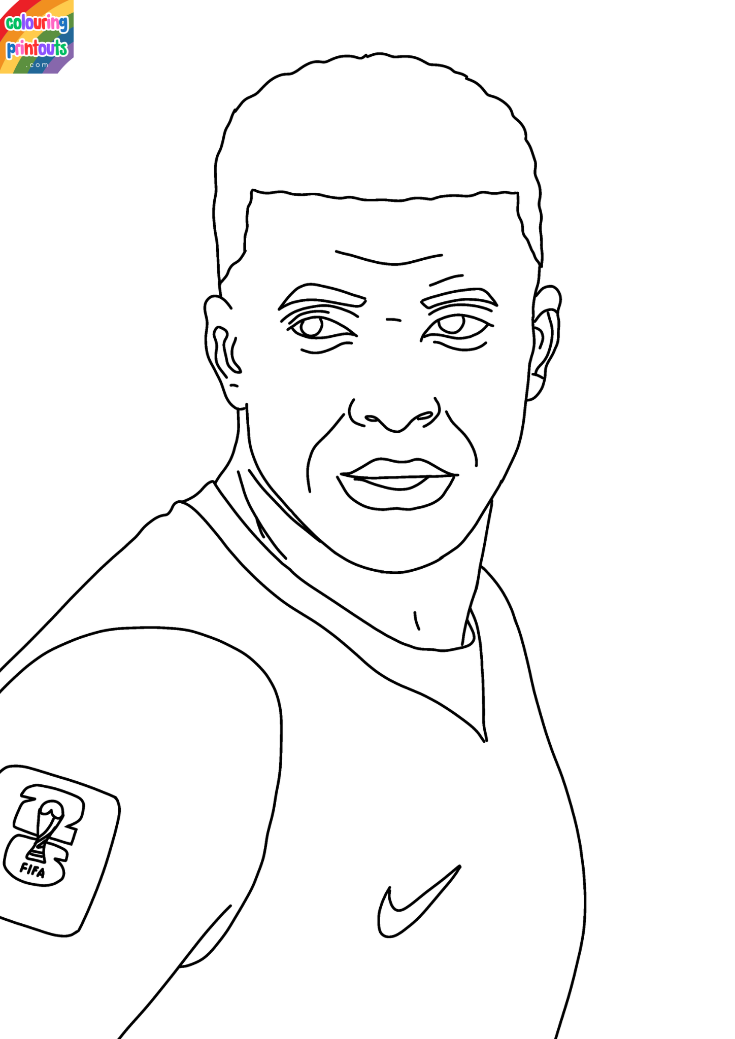 Mbappe Coloring Pages