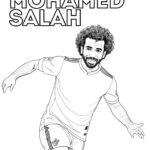 Mohamed Salah coloring pages