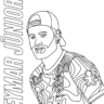 Neymar Coloring Pages