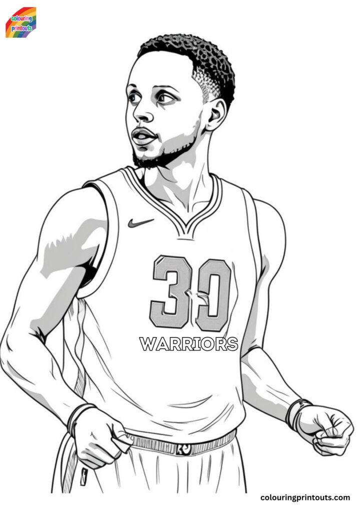 10+ Steph Curry coloring pages