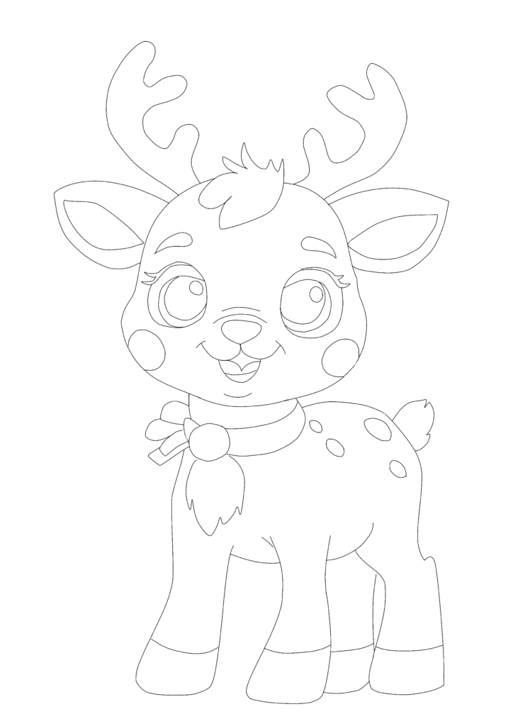 Rudolph Red Nosed Reindeer Coloring Pages