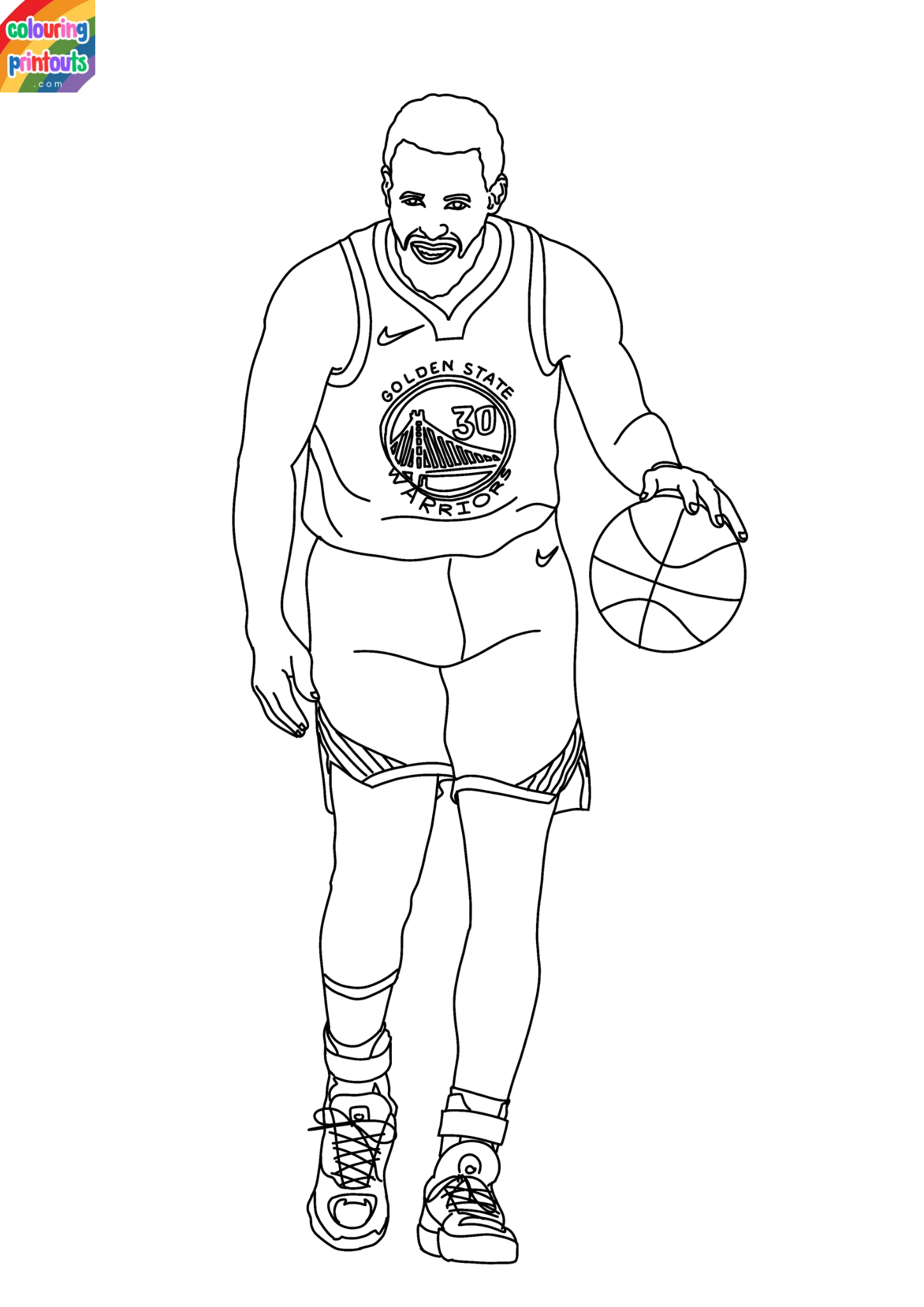 Steph Curry coloring pages (1)