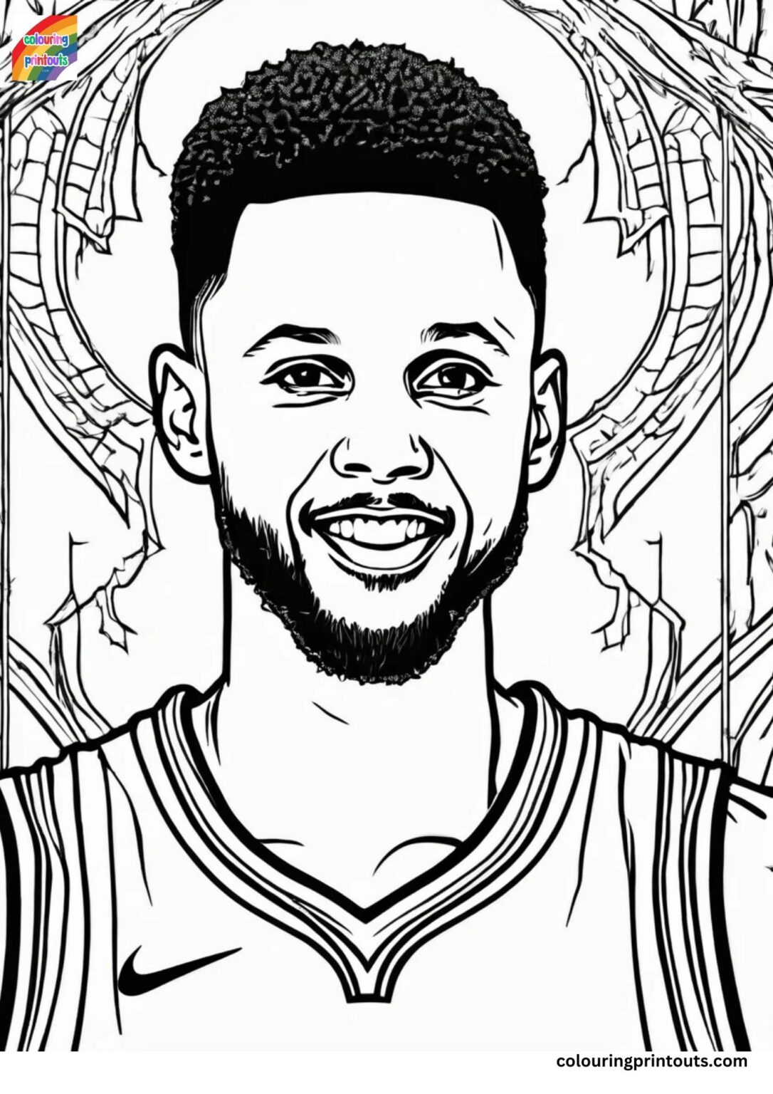 10 Steph Curry coloring pages 10 Steph Curry coloring pages
