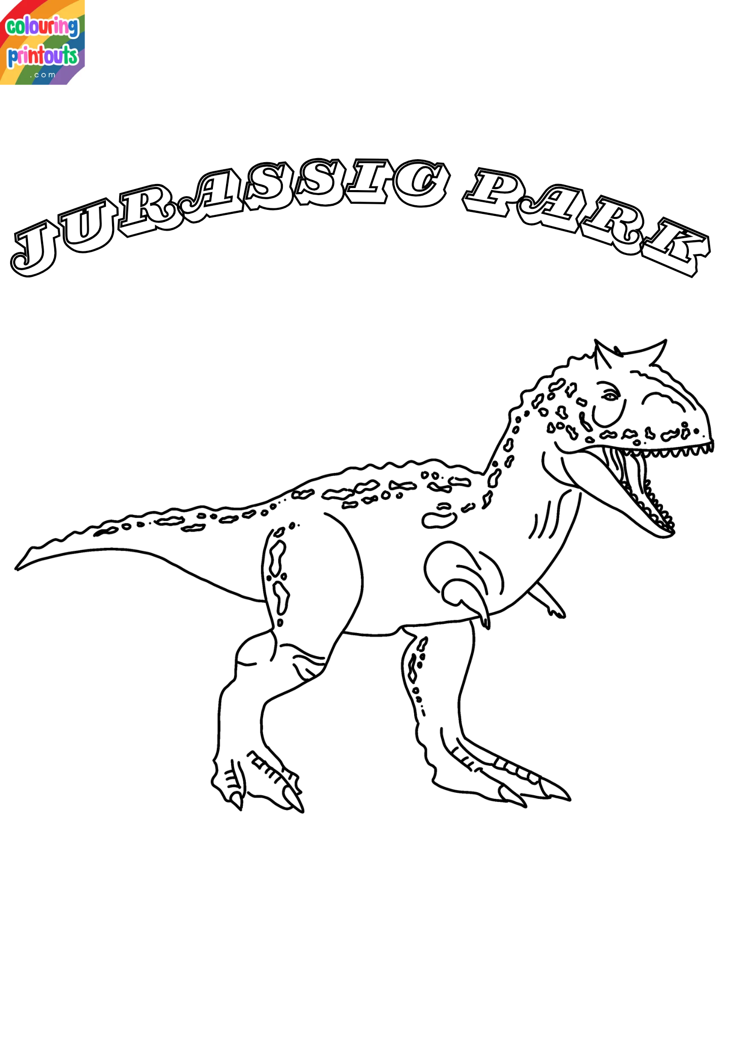 carnotaurus coloring pages