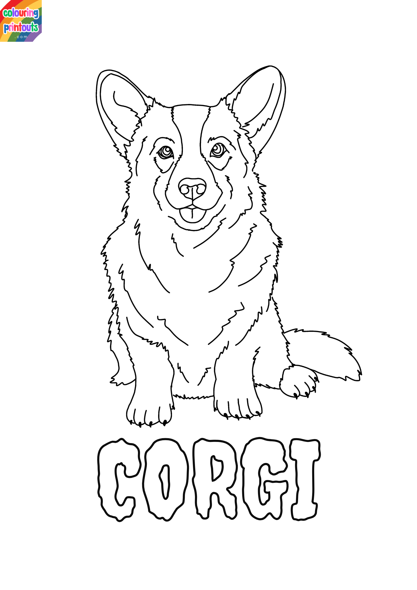 corgi coloring pages (1)
