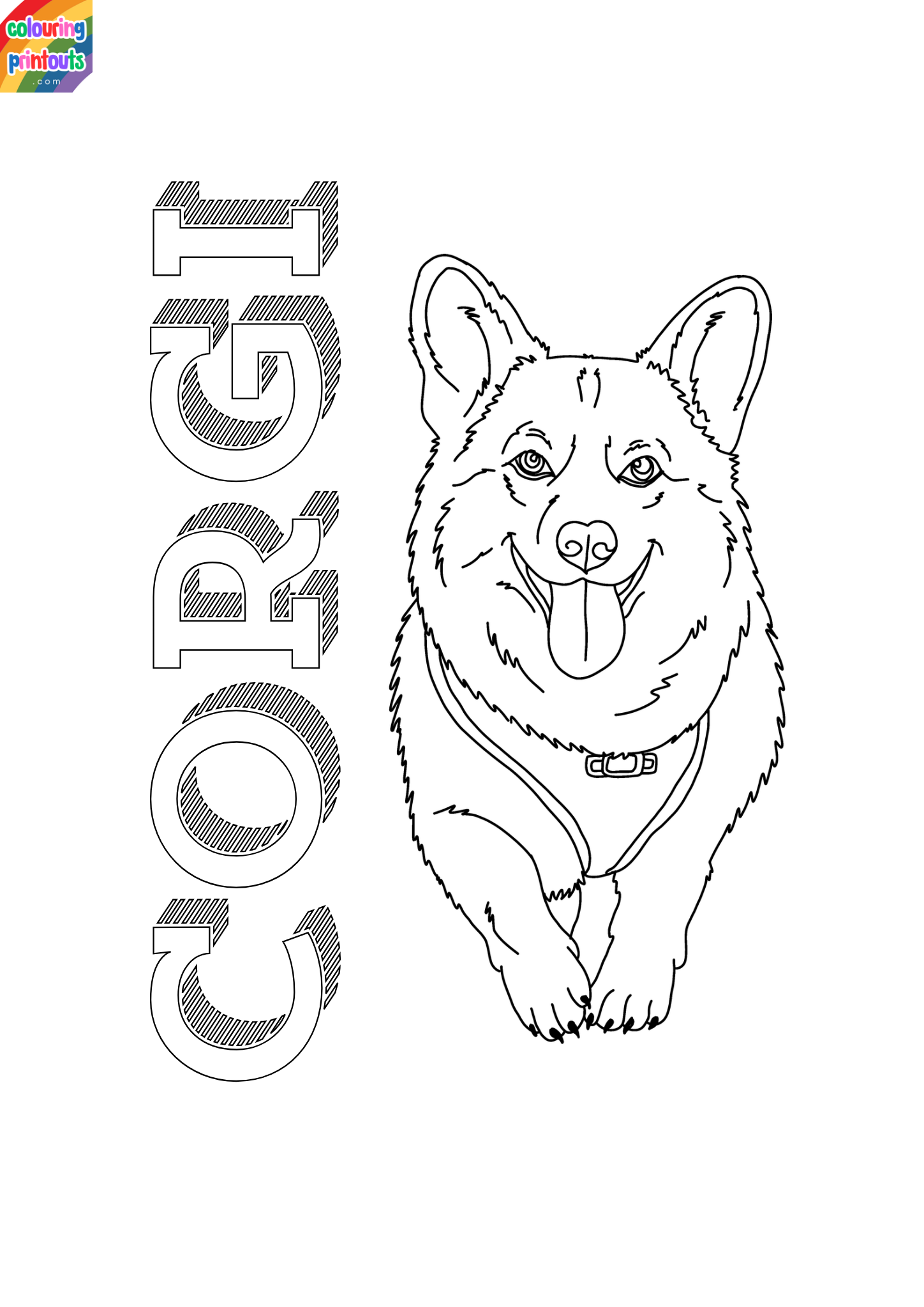 corgi coloring pages printable (3)