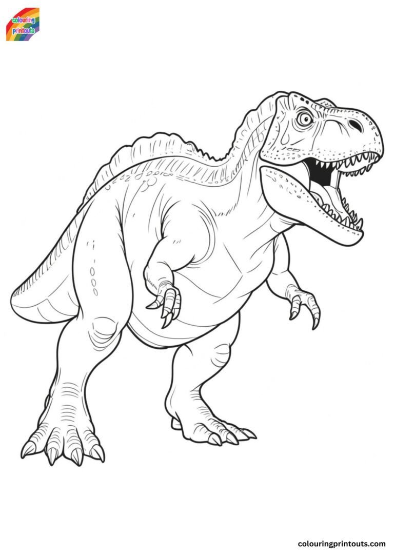 10+ Giganotosaurus Coloring Page