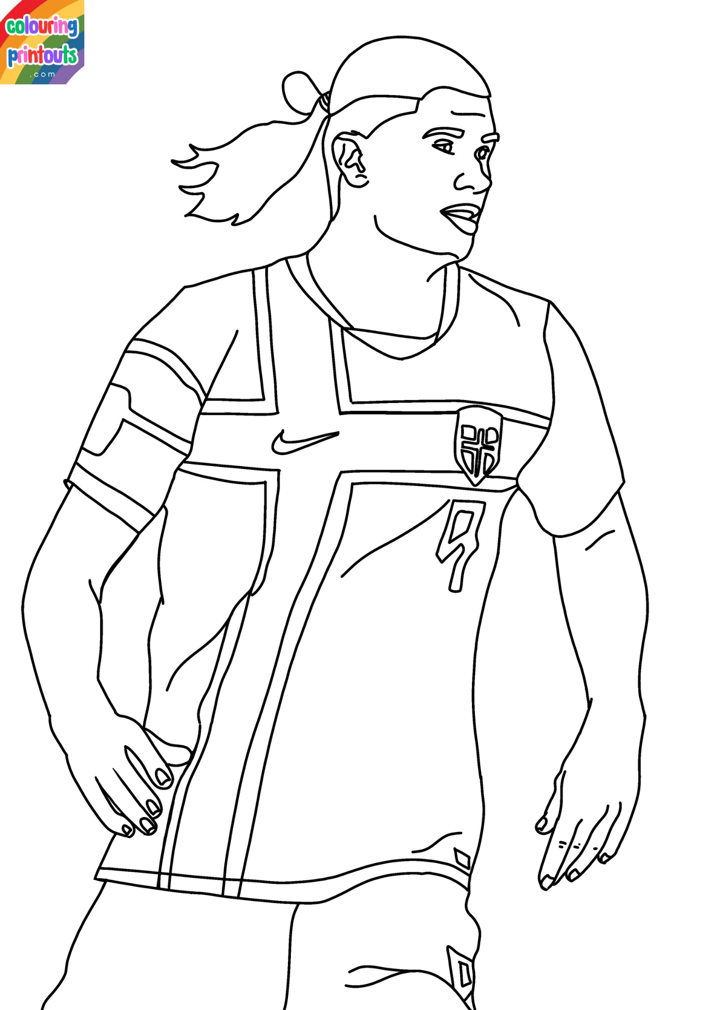 erling haaland coloring pages (2)