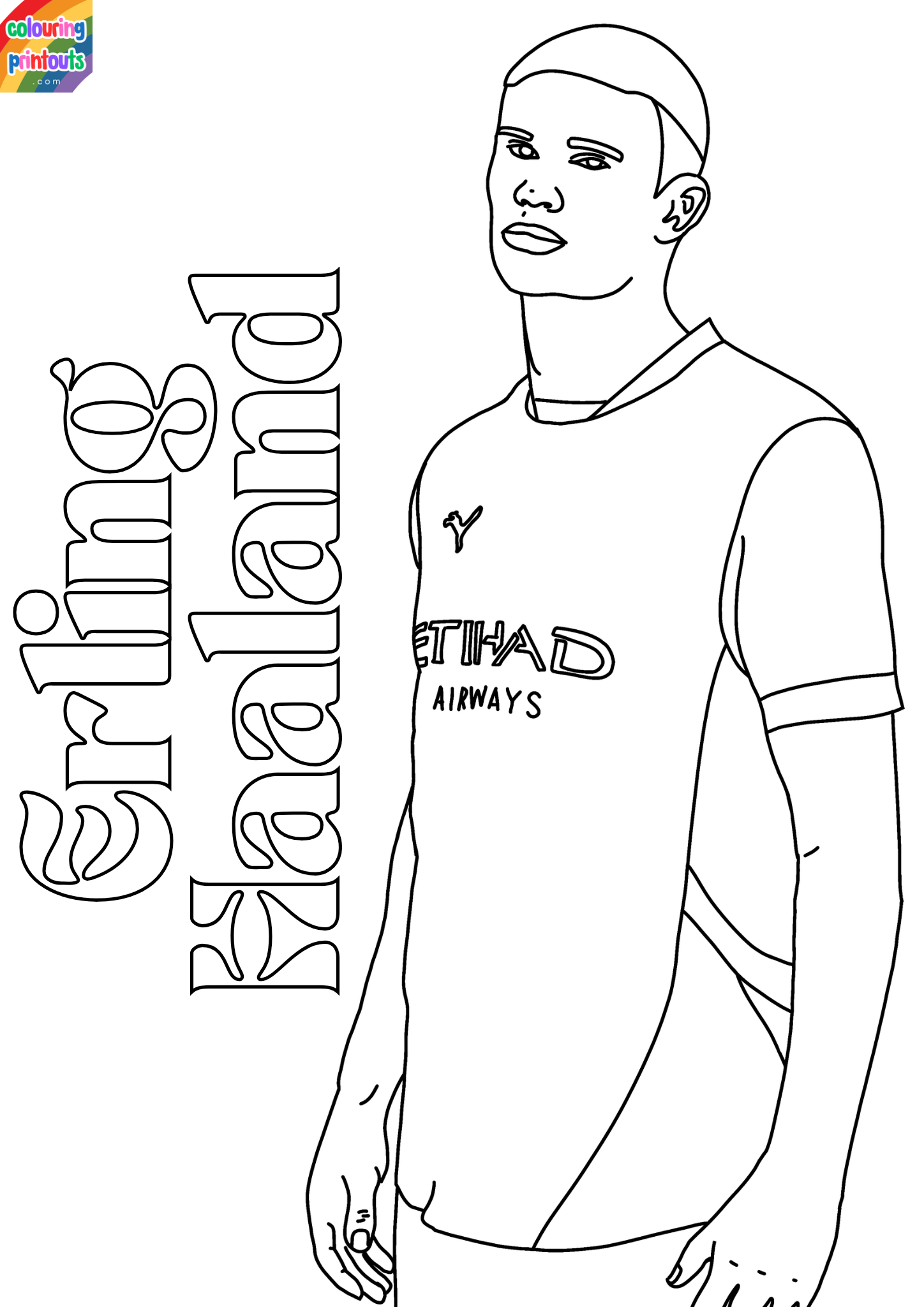 erling haaland coloring pages (3)
