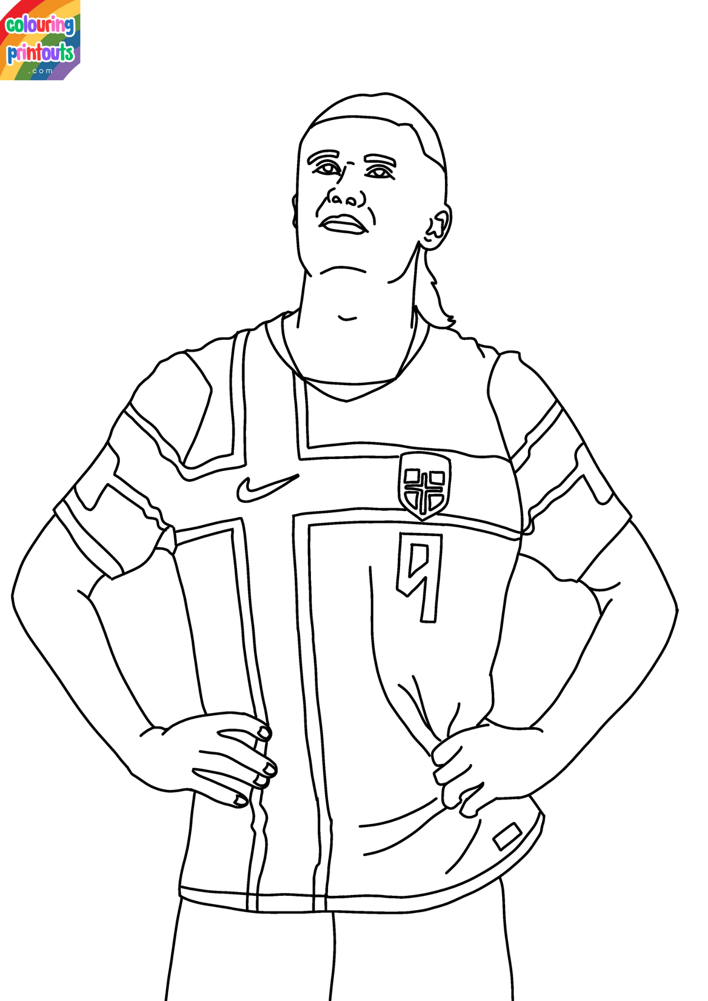 haaland coloring pages printable (3)