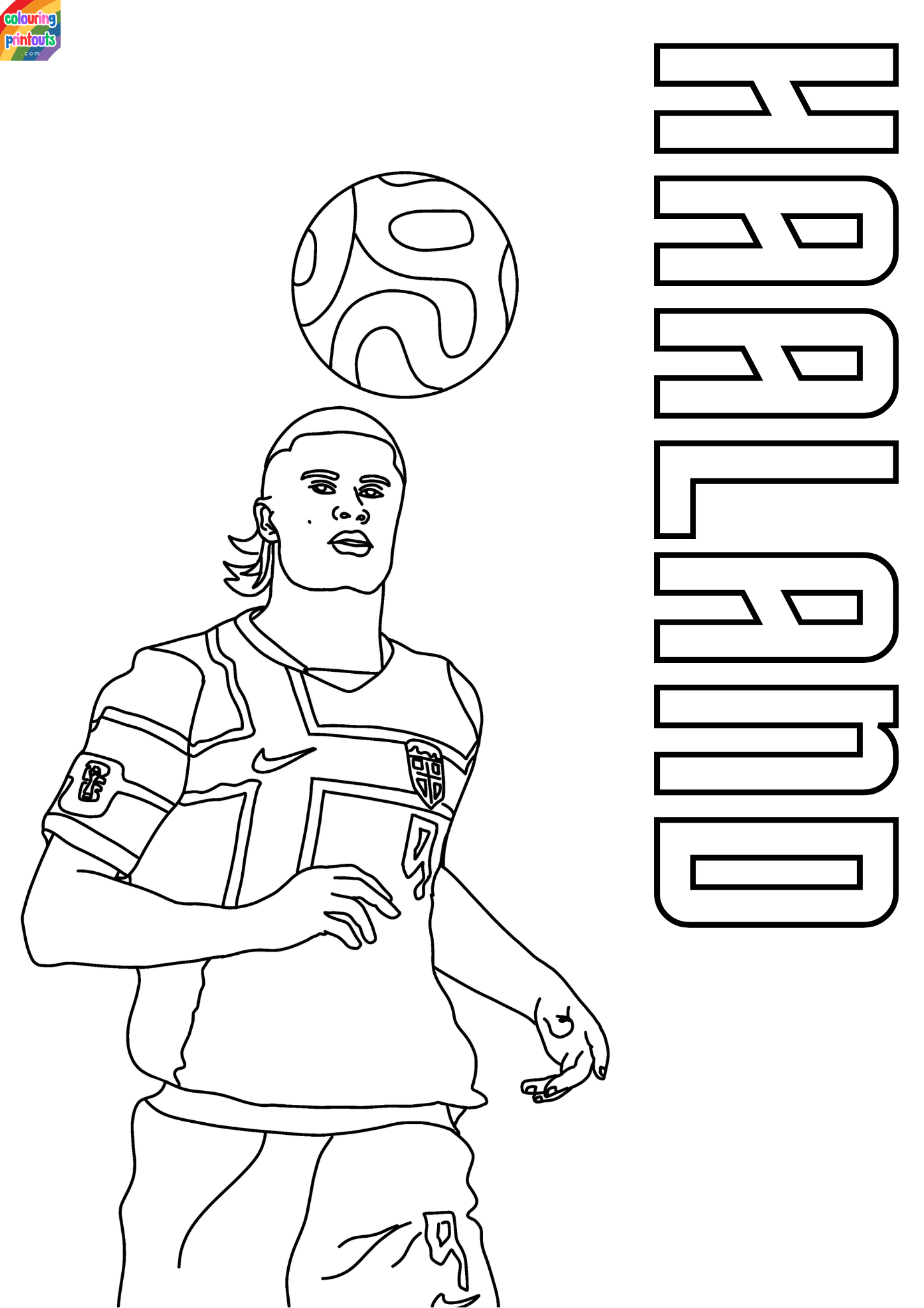 haaland colouring pages (3)