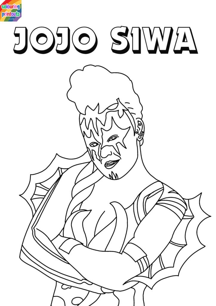 jojo siwa coloring pages
