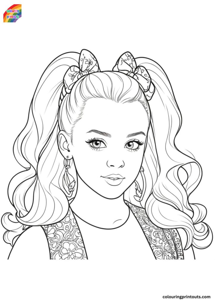 10+ Coloring Pages Of Jojo Siwa