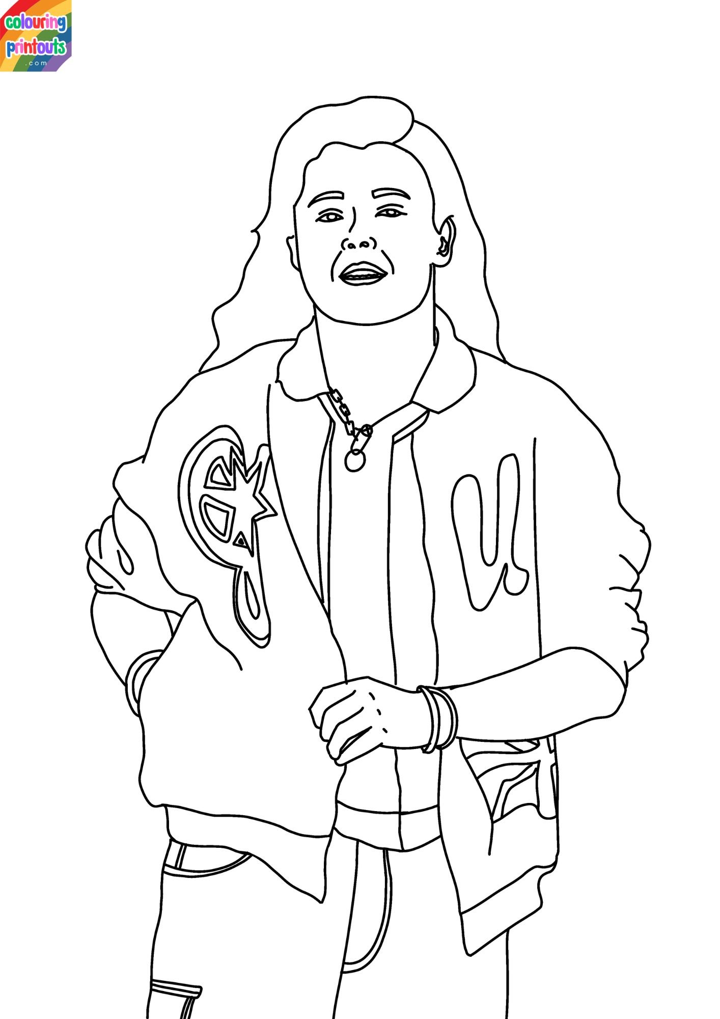 jojo siwa colouring pages