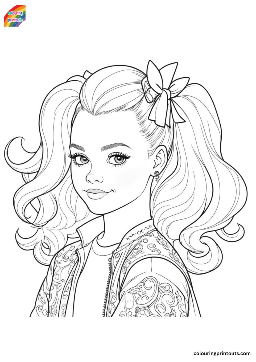 Serene Jojo Siwa Coloring Book Picture Collection Serene Jojo Siwa Coloring Book Picture Collection