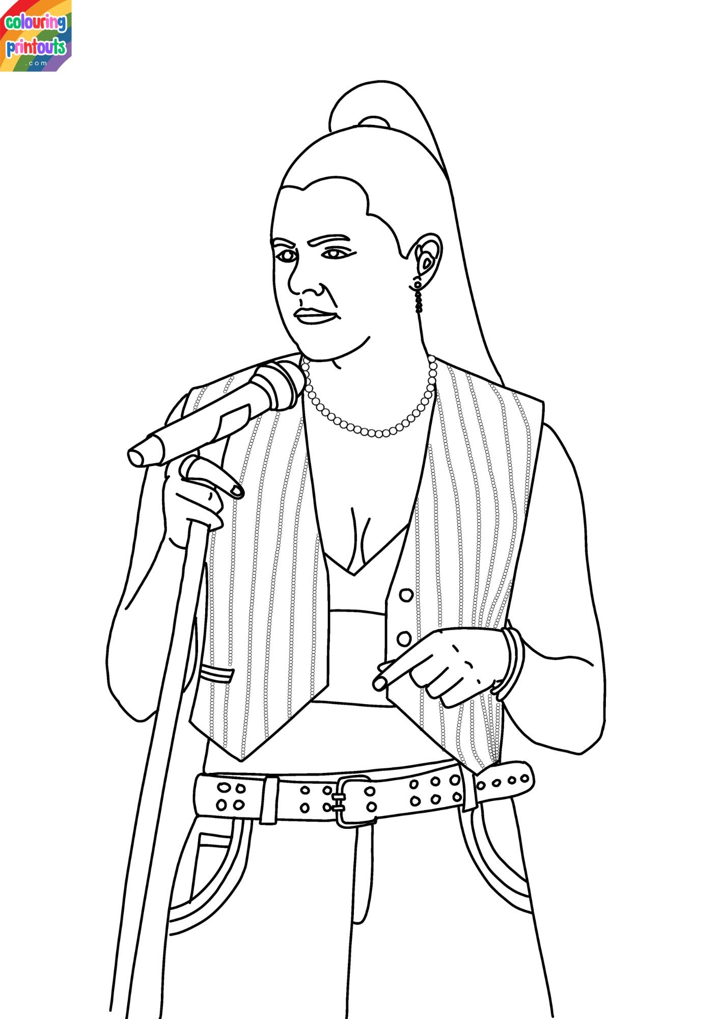 jojo siwa printable coloring pages