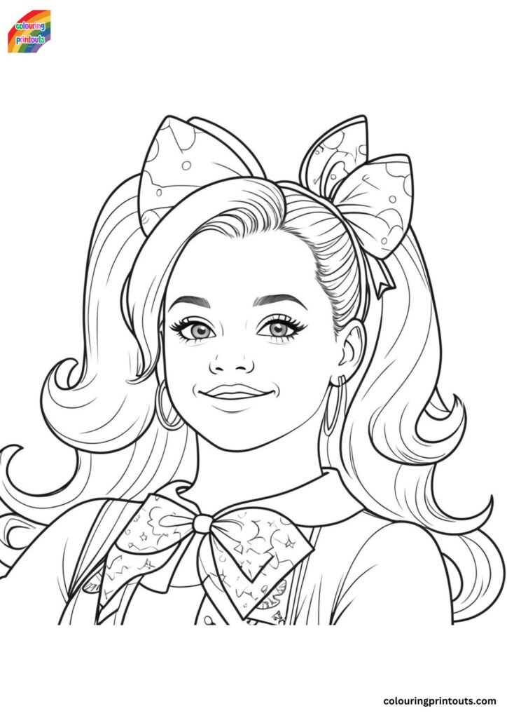 10+ Coloring Pages Of Jojo Siwa