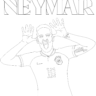 neymar coloring pages